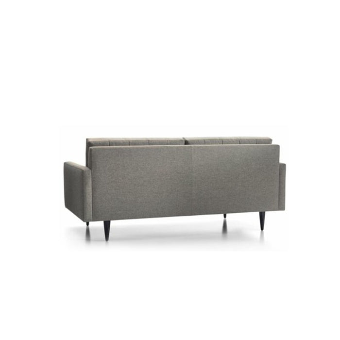 2 Seater Fabric Grey Tufted Sofa