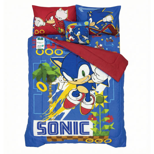 Sonic Kids Bedding Set – 5 Piece Comforter Set