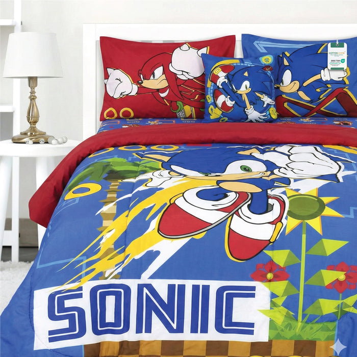 Sonic Kids Bedding Set – 5 Piece Comforter Set