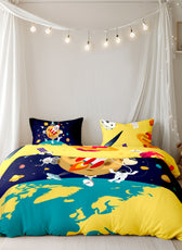 Kids Duvet Cover Set - 4 Pc - Space Print 160x220cm | Cotton Home - Cotton Home