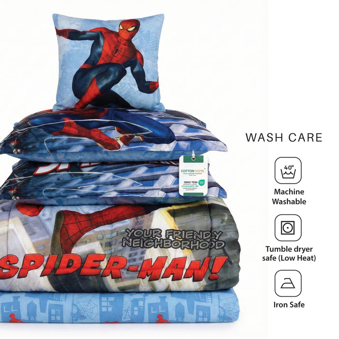 Spiderman Kids Bedding Set – 5 Piece Comforter Set