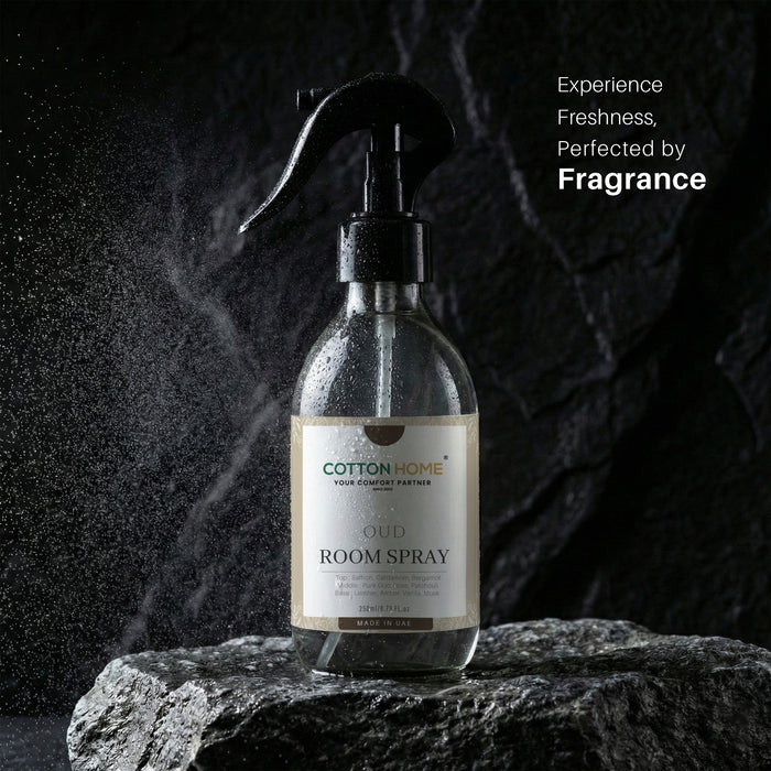 Oud Bedding & Room Spray – Dual-Use Air & Fabric Freshener (250ml)