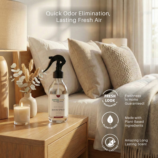 Red Teak Bedding & Room Spray – Dual-Use Air & Fabric Freshener (250ml)