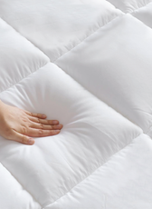 Royal Angler Mattress Topper Premium Cotton 300TC with Fitted Sheet Style Deep Pockets