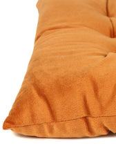 Velvet Slip Free Tufted  Chair Cushion Tan 40x40cm - Cotton Home
