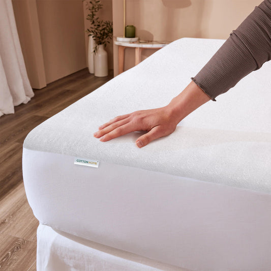 Terry Waterproof Mattress Protector 180x200+35cm with Deep Pocket