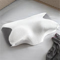 Lush Foam Ergonomic Memory Foam Pillow with Breathable, Washable Cover 60x35x10cm