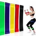 Exercise Resistance Bands Set – Pack of 5 Multi-Level Workout Loops for Strength & Flexibility