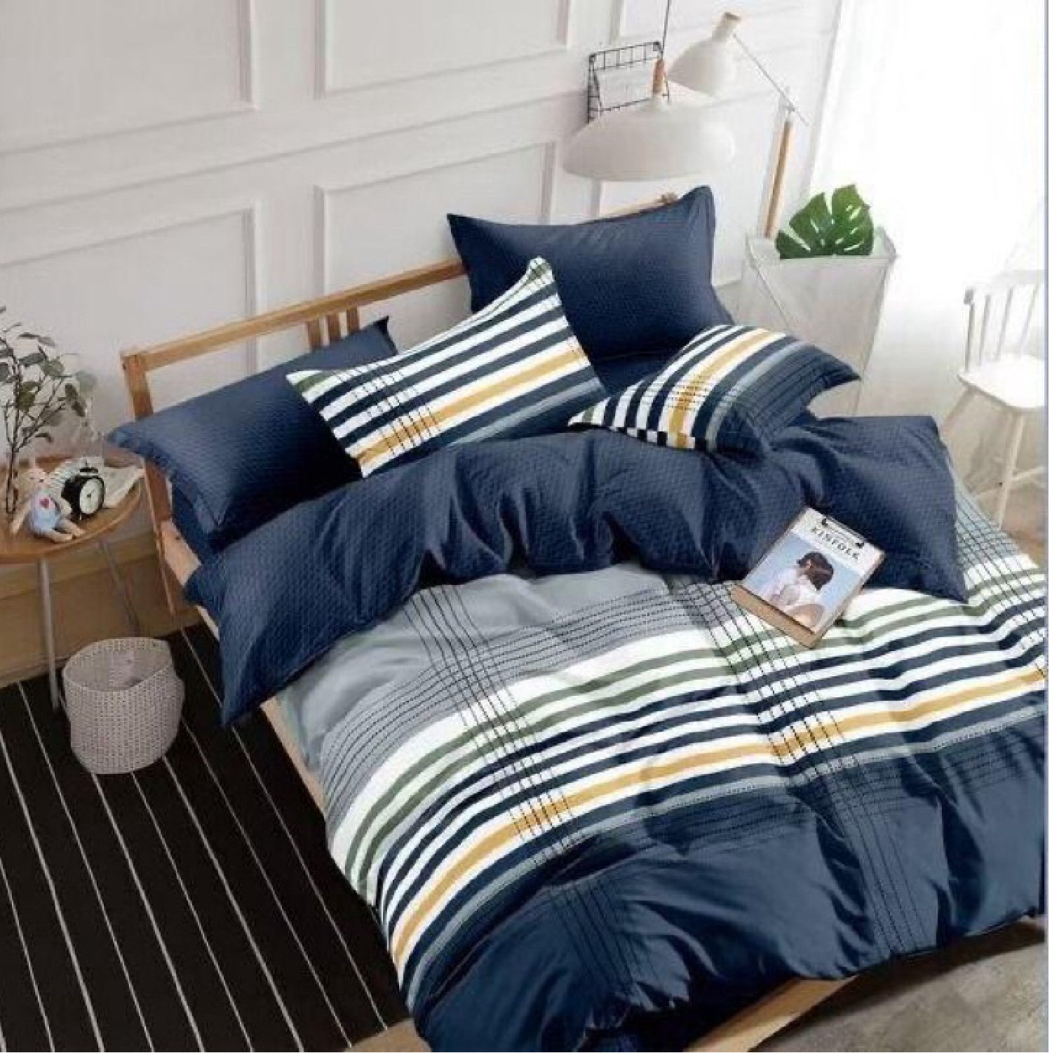 Abstract Duvet Cover King Size 6pcs set 220x240cm