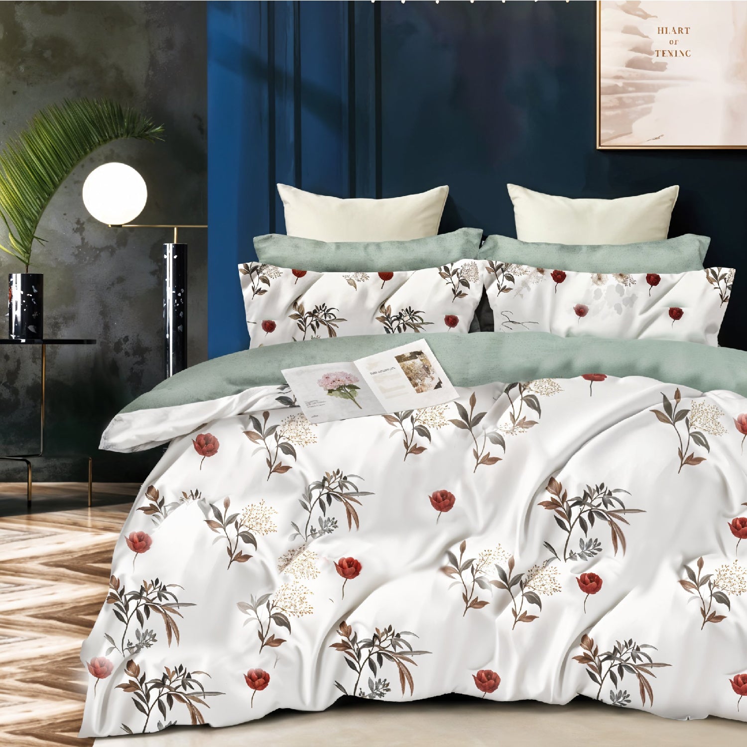 Tropical Duvet Cover King Size 6pcs set 220x240cm