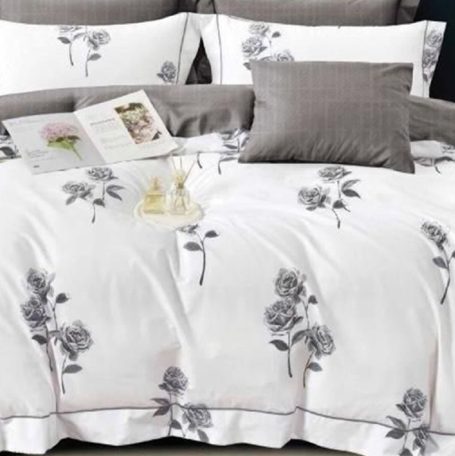 Minimalist Duvet Cover King Size 6pcs set 220x240cm