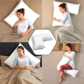 Four Seasons Ergonomic V-shaped Pillow with Removable Cover