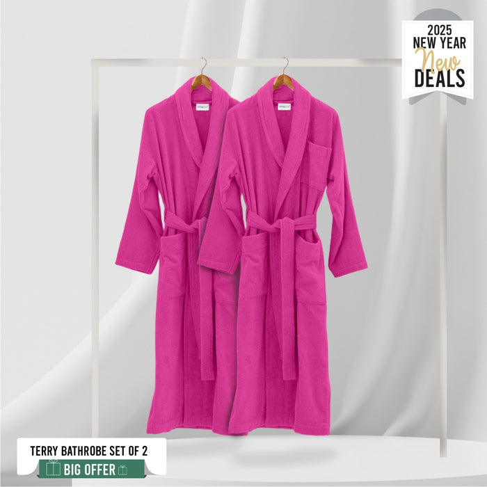 New Year Deals at Cotton Home: Exclusive Offer on Bathrobes Pink