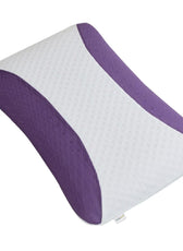 Aroma Lavender Infused Ergonomic Memory Foam Pillow Purple - Cotton Home