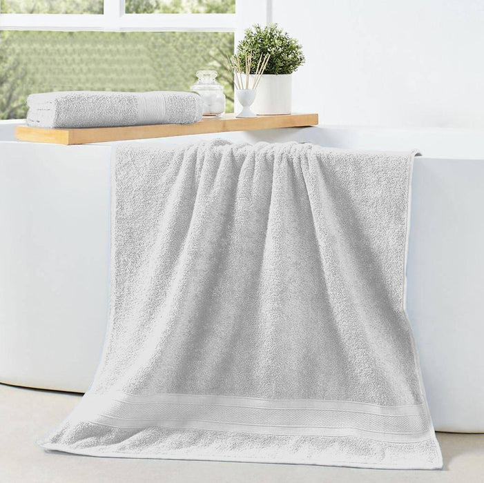 Cotton Bath Towel 70x140 CM 1 Piece, White