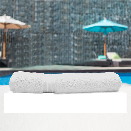 Premium White 600gsm High Quality Cotton Bath Towel 70x140cm 1 Piece