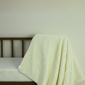 Ultra-Soft Embossed Baby Blanket – Lightweight, Cozy & Plush 140x110cm, Yellow