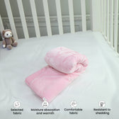 Ultra-Soft Embossed Baby Blanket – Lightweight, Cozy & Plush 140x110cm, Pink