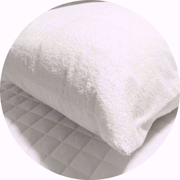 Coral Fleece Waterproof Pillow Protector - Pack of 2 - 50x70cm in Dubai