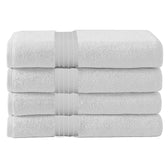 White Bath towel 70x140cm 4 piece set for sale