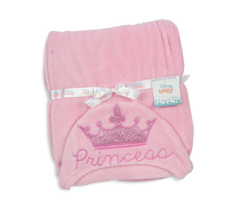 Disney Princess Crown Hooded Kids bath towel  95x78 CM 1 Piece