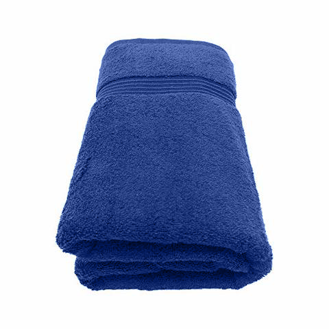 Buy Blue Bath Sheet 100% Cotton 