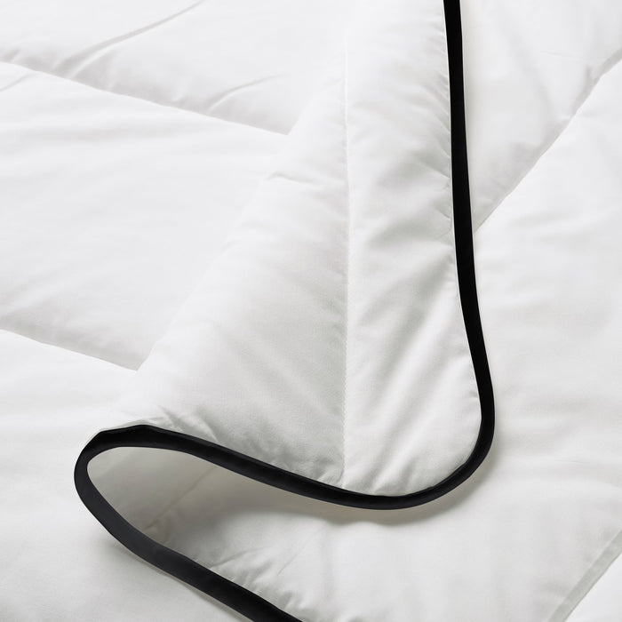 Downproof White Duvet 240x260 With Black Cord