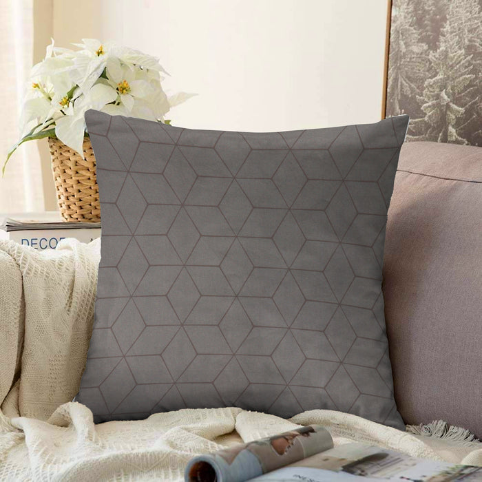 Cushion cover 45X45 set of 4pcs Decorative throw pillow case 45x45cm Digital Print Grey Decorative Pillow Cover