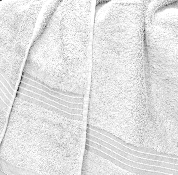 Buy White Bath towel 70x140cm 4 piece set