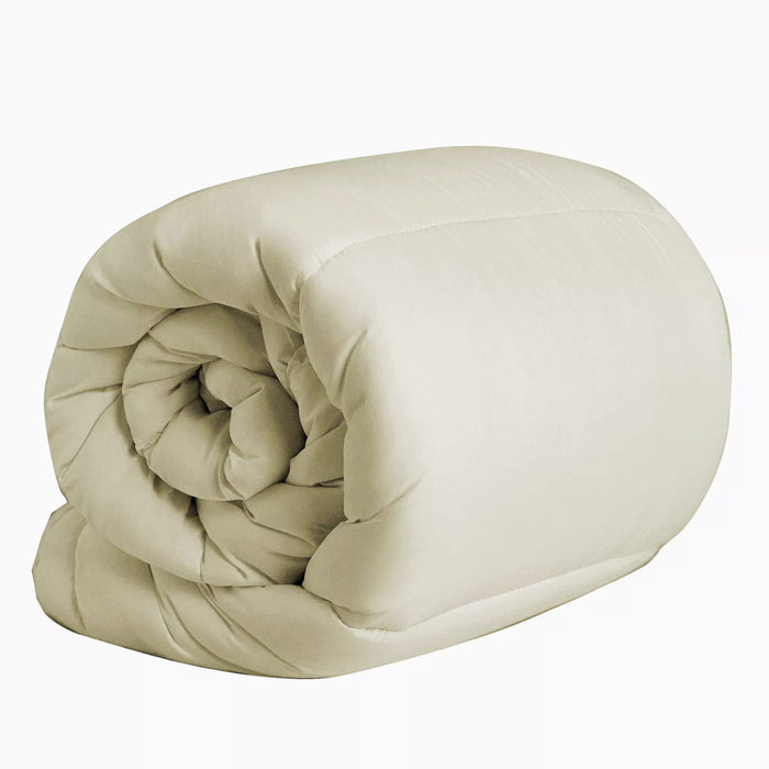 Single Piece Roll Comforter - Beige