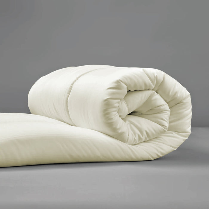 Single Piece Roll Comforter - Ivory