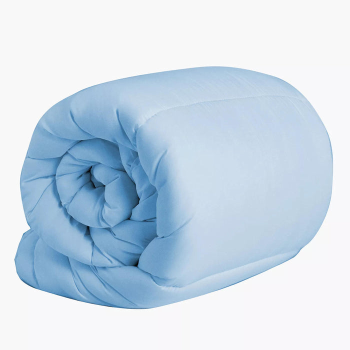 Single Piece Roll Comforter - Sky Blue