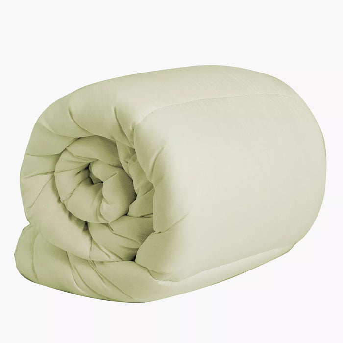 Single Piece Roll Comforter - Ivory