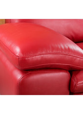 Marcels Wide Leather Match Sofa & Chaise - Cotton Home