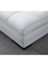Marcels Wide Leather Match Sofa & Chaise - Cotton Home