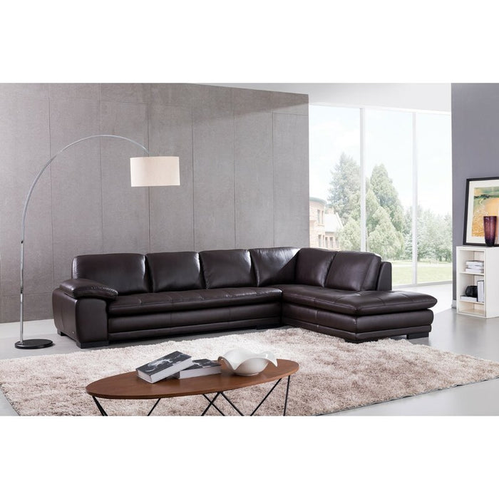 Marcels Wide Leather Match Sofa & Chaise - Cotton Home
