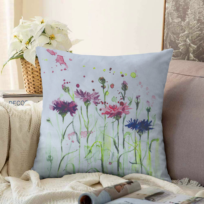 Cushion cover 45X45 set of 4pcs Decorative throw pillow case 45x45cm Digital Print Floral Decorative Pillow Cover