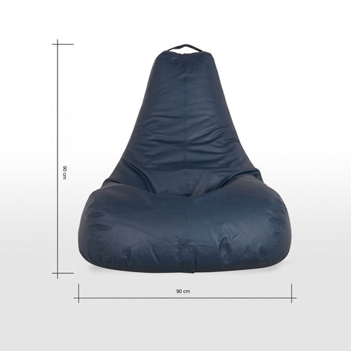 Navy Blue Bean Bag Chair for Adults 90x90cm for sale