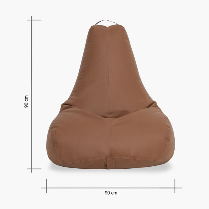 Bean Bag Chair for Adults Brown 90x90cm for sale