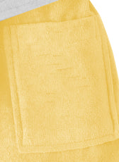 Small size embroidery bathrobe with pockets and hood