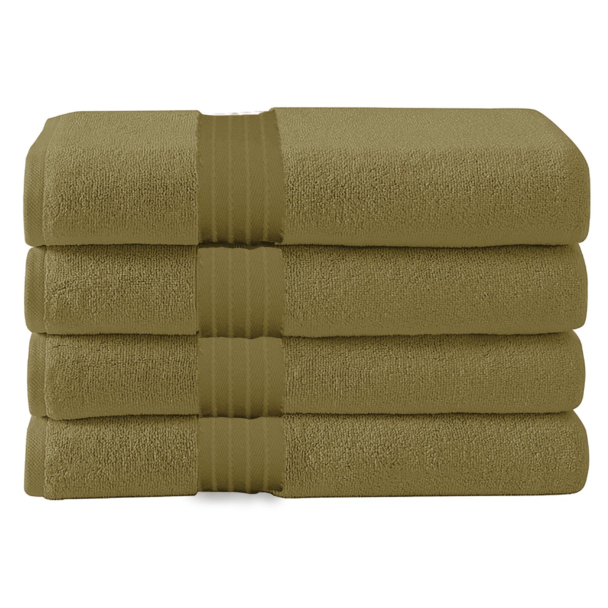 Khaki color 600 gsm bath towels