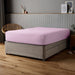 Fitted Sheet 100% Cotton 120X200+25CM - Baby Pink - Cotton Home