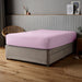 Fitted Sheet 100% Cotton (90 X 190 + 20 CM ) - Baby Pink - Cotton Home