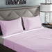 3 Piece Flat Sheet Set Super Soft Pink Queen Size 200x220