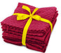 100% Cotton Kitchen Towels Pack of 8pcs - 360 gsm - Red