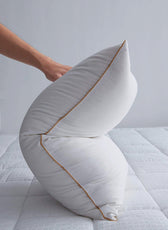 Cotton Gold Cord Side Sleeper Pillow in UAE