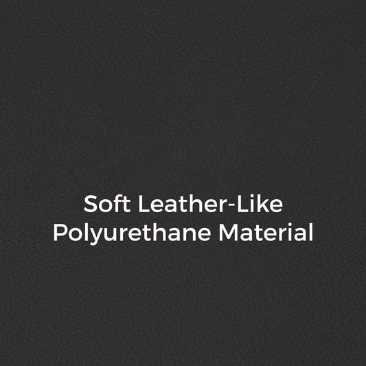 PU Leather Adult Bean Bag 62x105cm - Black - Cottonhome.ae