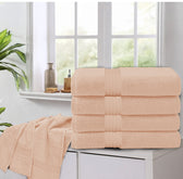 4 piece set peach bath towels near me