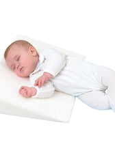 Smooth Wedge Memory Foam Pillow for babies  40x60cm (11x3) White - Cotton Home
