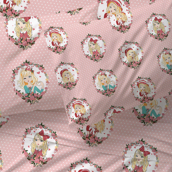 Buy Queenlair Pink Kids Comforter 3pc Bedding Set 135x220cm